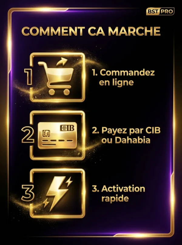 BST PRO Streaming TV TV et VOD illimite Algerie - comment ca marche