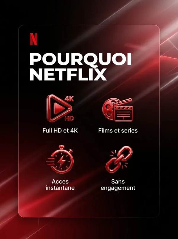 netflix_2_benefices Netflix 1 ecran - BST PRO Algerie - avantages